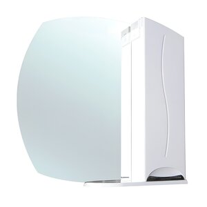 Изображение товара Зеркальный шкаф Bellezza Глория 65 см, белый, правый, 4619510001016