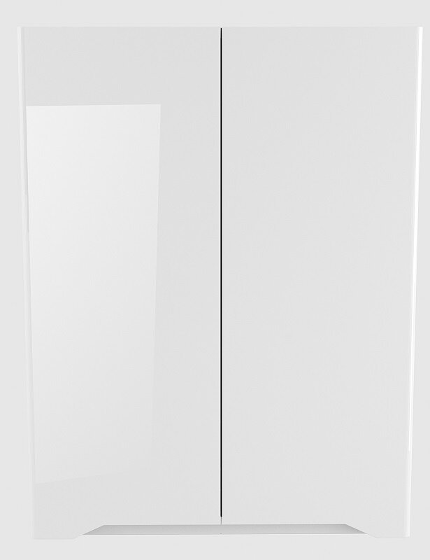 Изображение товара Шкаф подвесной Style Line Марелла мини 60 Люкс Plus СС-00002422, цвет антискрейч белый глянец