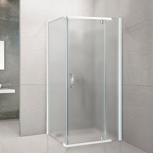 Изображение товара Душевой уголок Royal Bath HPVD RB9080HPVD-C, 90 x 80 х 200 см, стекло матовое, профиль белый