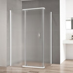 Душевой уголок Royal Bath HPVD RB7010HPVD-C, 100 x 70 х 200 см, стекло матовое, профиль белый - фото 1