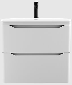 Изображение товара Тумба под раковину Style Line Марелла 60 Люкс Plus СС-00002404, подвесная, антискрейтч белый матовый