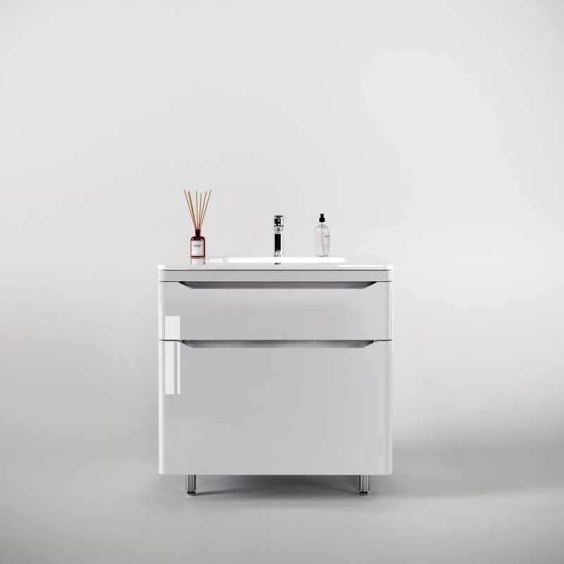 Изображение товара Тумба под раковину Style Line Марелла 70 Люкс Plus белый глянец