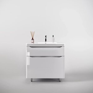 Изображение товара Тумба под раковину Style Line Марелла 70 Люкс Plus СС-00002399, напольная, антискрейтч белый глянец