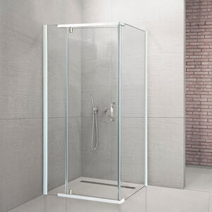 Изображение товара Душевой уголок Royal Bath HPVD RB9110HPVD-T, 110 x 90 х 200 см, стекло прозрачное, профиль белый