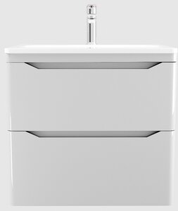 Изображение товара Тумба под раковину Style Line Марелла 70 Люкс Plus СС-00002408, подвесная, антискрейтч белый глянец