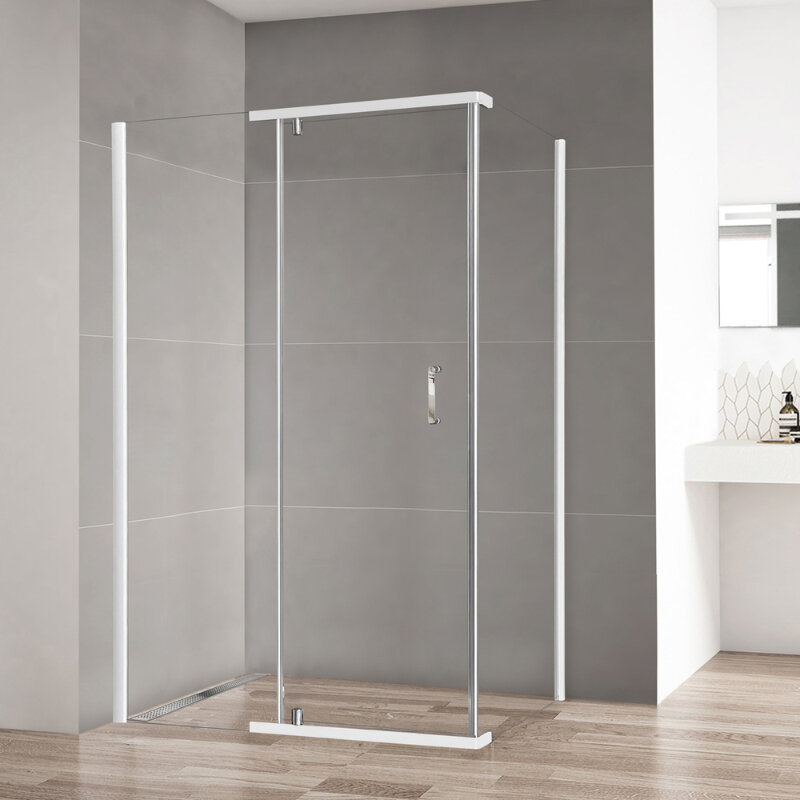 Изображение товара Душевой уголок Royal Bath HPVD RB9120HPVD-T, 120 x 90 х 200 см, стекло прозрачное, профиль белый