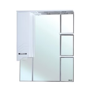 Изображение товара Зеркальный шкаф Bellezza Дрея 75 см, с подсветкой, белый, левый, 4611312002017