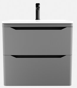 Изображение товара Тумба под раковину Style Line Марелла 70 Люкс Plus СС-00002409, подвесная, антискрейтч серый