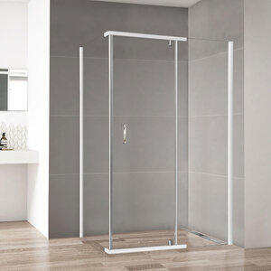 Изображение товара Душевой уголок Royal Bath HPVD RB1130HPVD-T, 130 x 100 х 200 см, стекло прозрачное, профиль белый