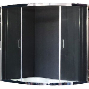 Изображение товара Шторка для ванны Royal Bath Alpine RB150ALP-T-CH, 150 см, стекло прозрачное, профиль хром