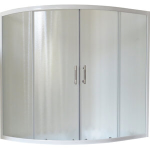 Изображение товара Шторка для ванны Royal Bath Alpine RB140ALP-C, 140 см, стекло матовое, профиль белый