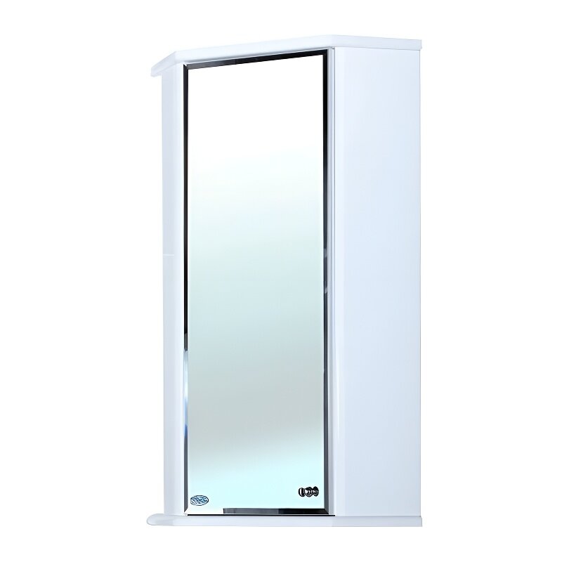 Изображение товара Зеркальный шкаф Bellezza Лилия 34 см угловой стеновой белый