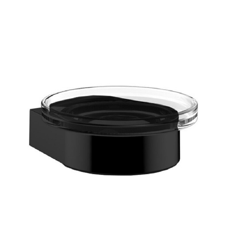 Изображение товара Мыльница Emco Flow 2730 133 00 Черная настенная из стекла и латуни