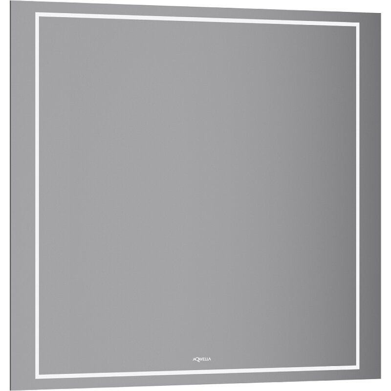Изображение товара Зеркало Aqwella Vision B с LED подсветкой и антизапотеванием, 80x70 см
