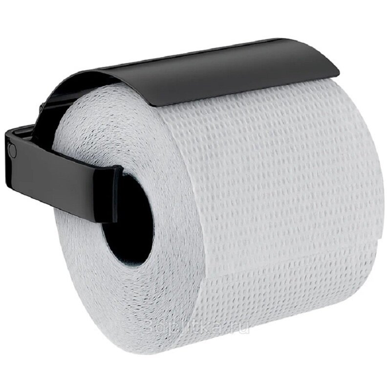 Изображение товара Держатель туалетной бумаги Emco Loft 0500 133 00 с крышкой — черный Изображение товара Держатель туалетной бумаги Emco Loft 0500 133 00 с крышкой — черный