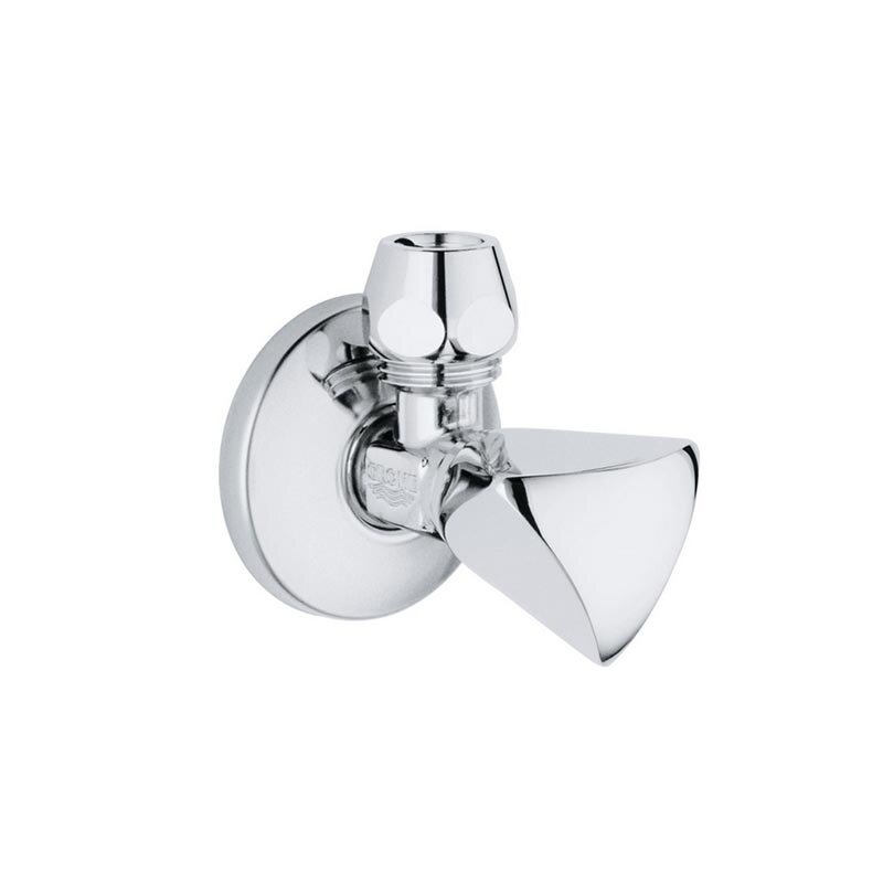 Изображение товара Угловой вентиль Grohe 22939000 с цангой 10 мм и резьбой 1/2 дюйма