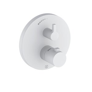 Изображение товара Смеситель для душа с термостатом Kludi Nova Fonte 208355315 белый матовый