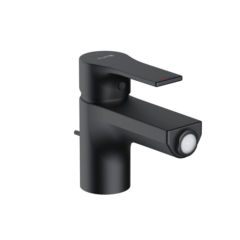 Изображение товара Смеситель Kludi Zenta SL, 485303965, для биде, с донным клапаном, черный матовый