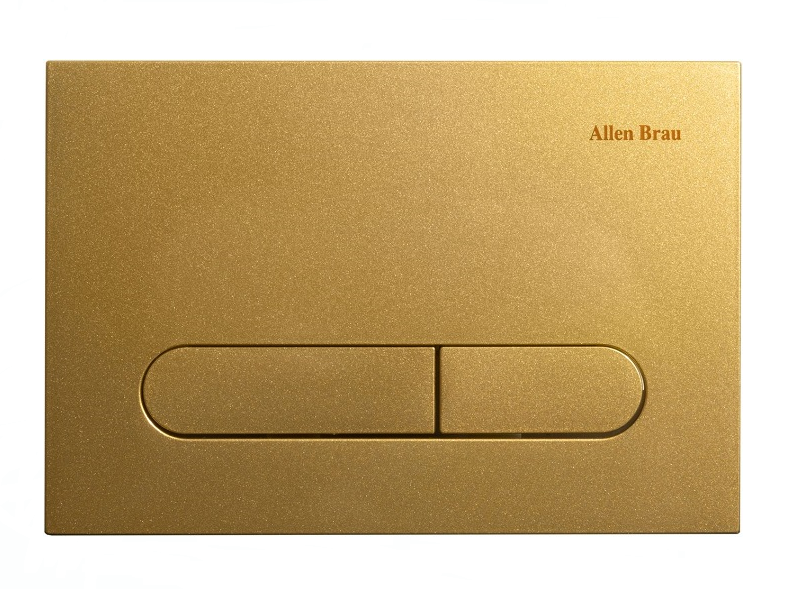 Изображение товара Клавиша смыва Allen Brau Project Color механическая для унитаза, золото