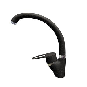 Изображение товара Смеситель GranFest 1024 черный для кухонной мойки, цвет черный