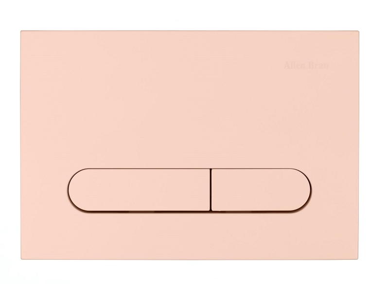 Изображение товара Клавиша смыва Allen Brau Project Color механическая розовая для унитаза