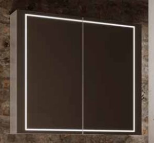 Изображение товара Зеркальный шкаф Aqwella Simplex В7 SLX0407, 70 см с подсветкой, белый