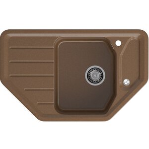 Изображение товара Кухонная мойка GranFest Corner C-800E терракот 79x49 см для угловой установки