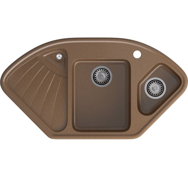 Изображение товара Кухонная мойка GranFest Corner C-1040E терракот с крылом слева