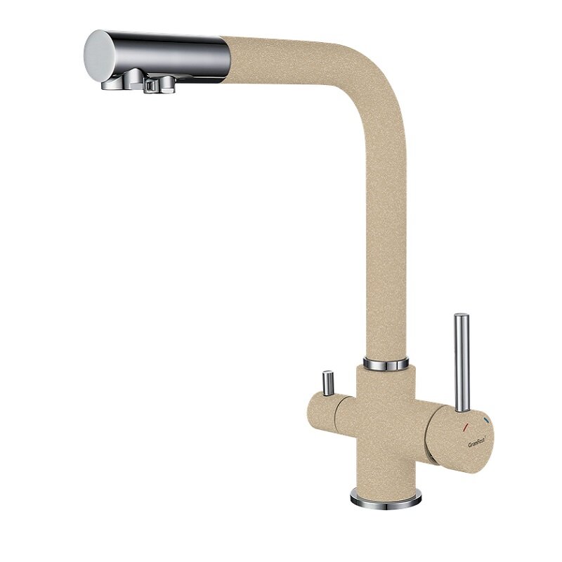 Изображение товара Смеситель GranFest 3611 кашемир для кухонной мойки с подключением к фильтру