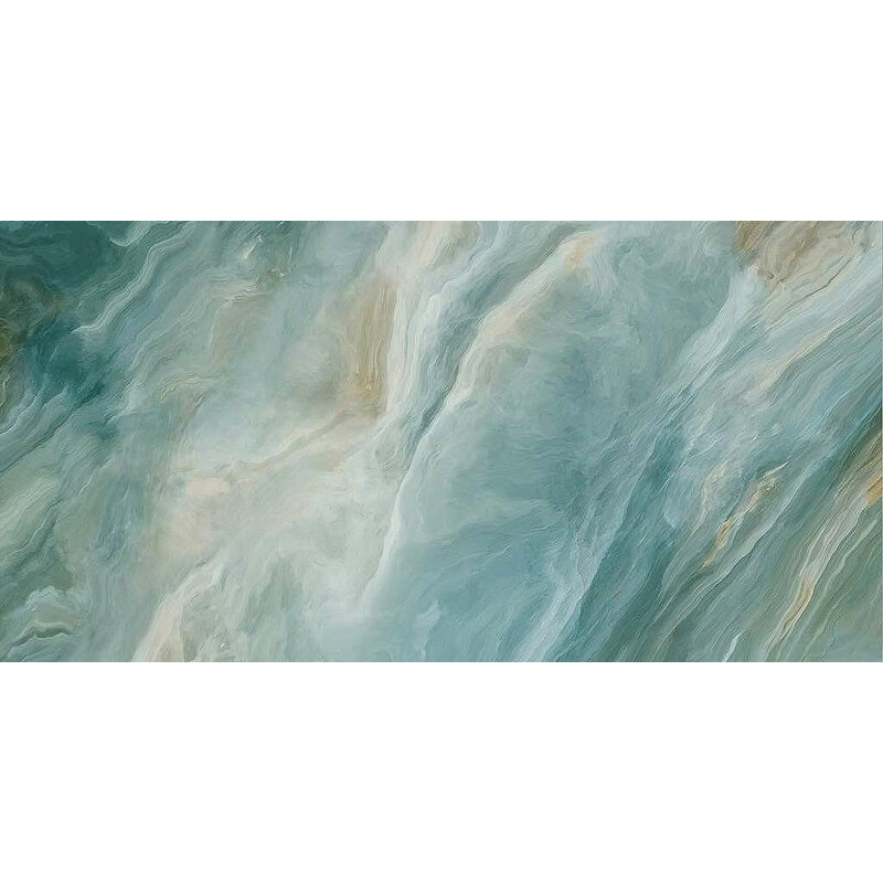 Изображение товара Керамогранит LCM Illusion Flow 60x120 см голубой полированный об設екстура