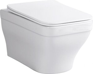 Изображение товара Подвесной безободковый унитаз Aquanet Elegant W 280960, крышка микролифт, цвет белый