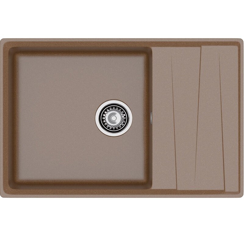Изображение товара Кухонная мойка GranFest Level LV-760L из искусственного мрамора 76х50 см