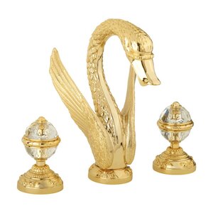 Изображение товара Смеситель Migliore.CRistalia Swan 23085 для раковины, золото