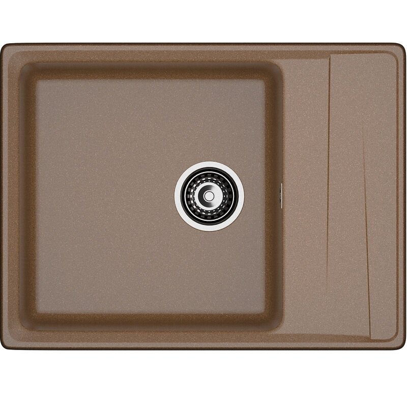 Изображение товара Кухонная мойка GranFest LV-660L из искусственного камня терракот 66х50 см