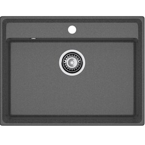 Изображение товара Кухонная мойка GranFest Level LV-660 графит, 66 х 50 см