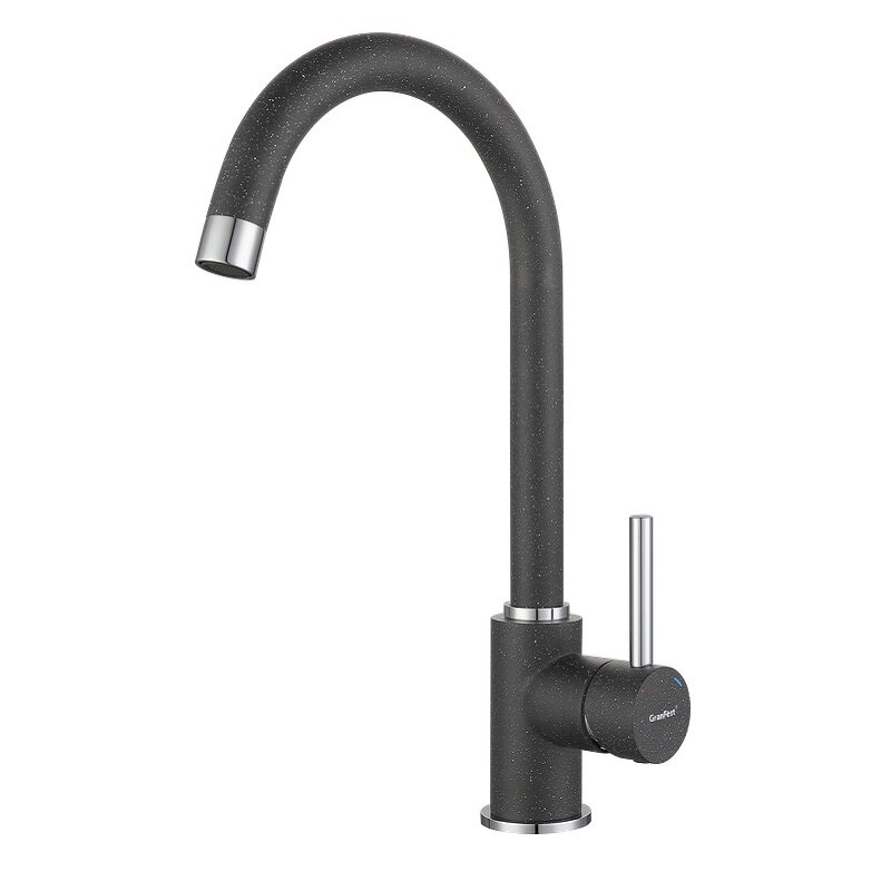 Изображение товара Смеситель GranFest 3650 графит для кухонной мойки