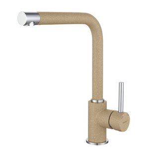 Изображение товара Смеситель GranFest 3651 песочный для кухонной мойки, цвет песочный