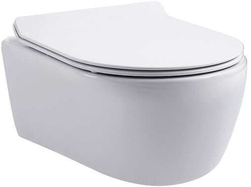 Изображение товара Подвесной безободковый унитаз Aquanet Smart W Tornado 332172 с микролифтом