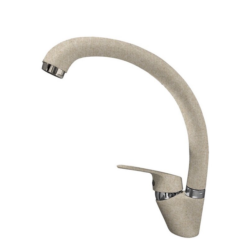 Изображение товара Смеситель кухонный GranFest Quarz Z3323 песочный для мойки с 1 отверстием