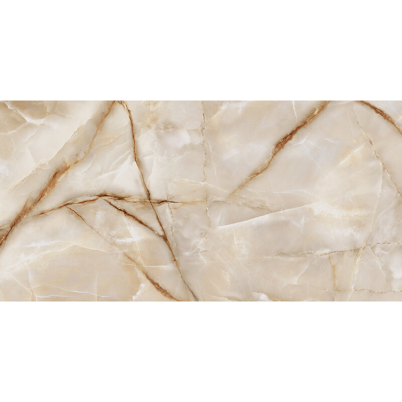Изображение товара Керамогранит LCM Onyx Royal Latte 120x60 см бежевый полированный