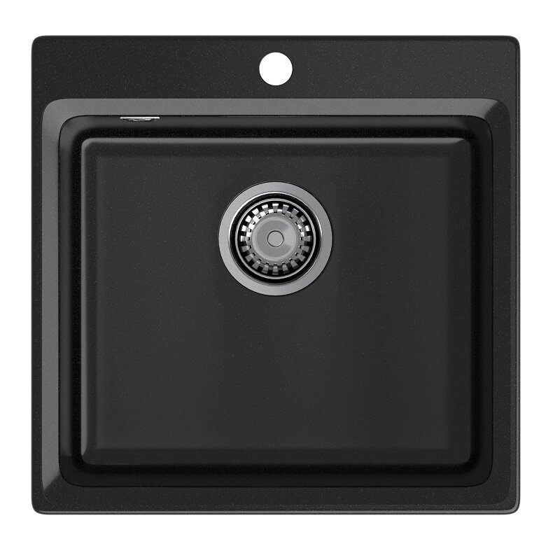 Изображение товара Кухонная мойка GranFest Level LV-510 черный 51 х 50 см