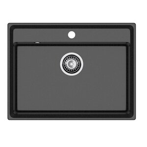 Изображение товара Кухонная мойка GranFest Level LV-660 черный, 66 х 50 см