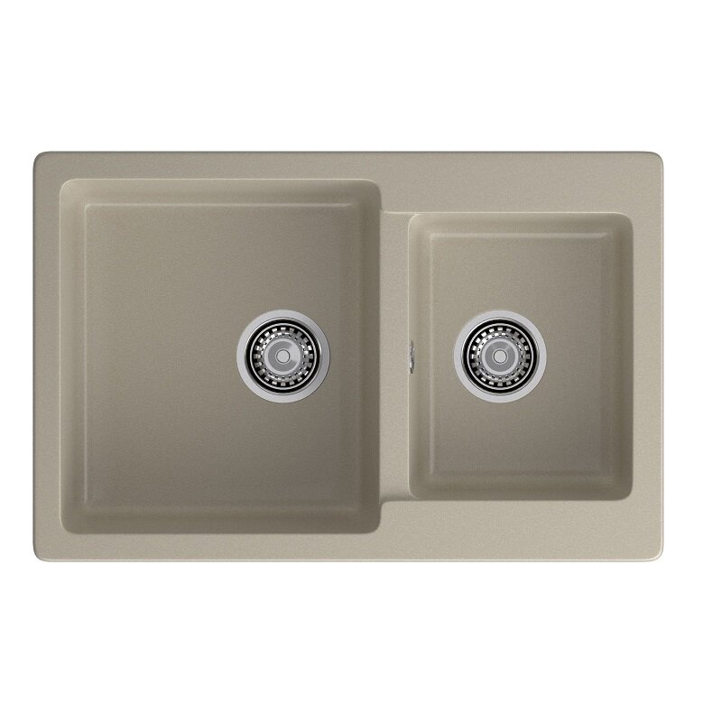 Изображение товара Кухонная мойка GranFest Practik P-780K топаз, 77.5 х 50.6 см