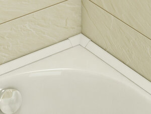 Изображение товара Бордюр для ванн и поддонов Relisan Гл000026792, 200 см, белый