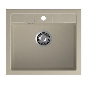Изображение товара Кухонная мойка GranFest Quadro Q-561 топаз 56х50 см искусственный камень