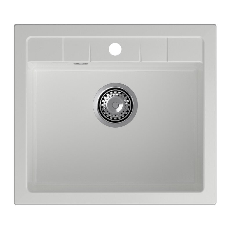 Изображение товара Кухонная мойка GranFest Quadro Q-561 иней 56х50 см с подготовленным отверстием