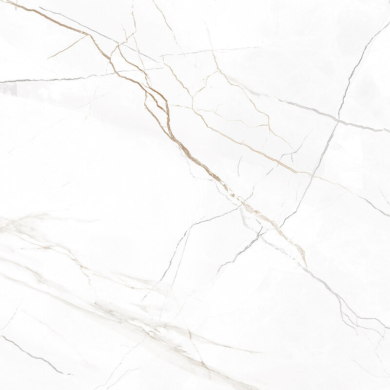 Изображение товара Керамогранит NewTrend Sanremo White GP40SAM00L 60x60 см белый с текстурой мрамора