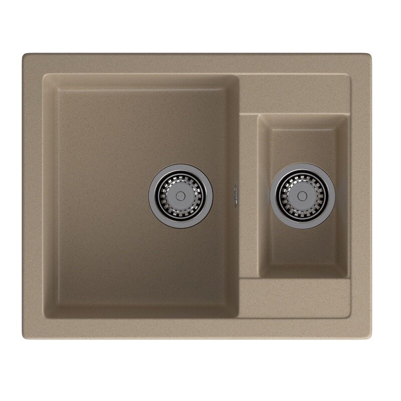 Изображение товара Кухонная мойка GranFest Quadro Q-610K песочный, 61 х 50 см