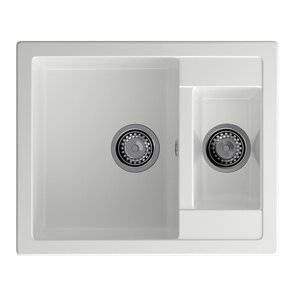 Изображение товара Кухонная мойка GranFest Quadro Q-610K иней, 61 х 50 см