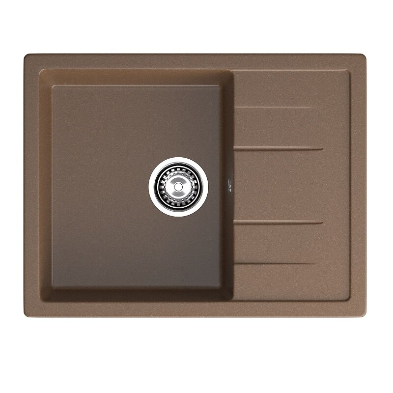 Изображение товара Кухонная мойка GranFest Quadro Q-650L терракот, 65 х 50 см